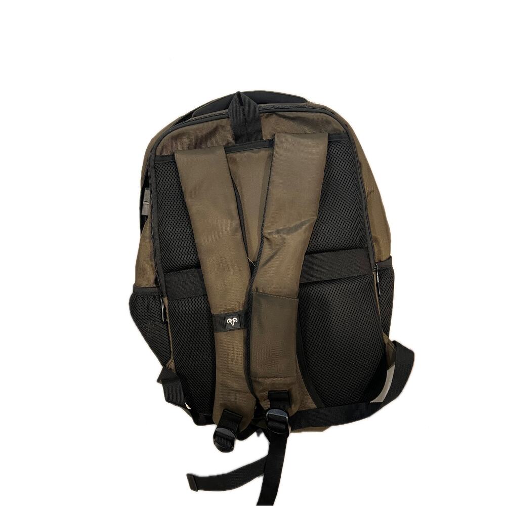 ack Abrahams The Hamilton 18-In Workbook Backpack w USB Port - Picture 2 of 8